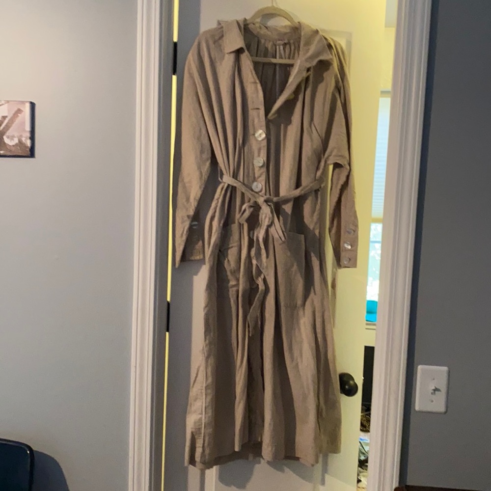 Free people linen duster jacket. With tags